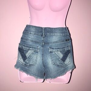 y2k mini jean shorts